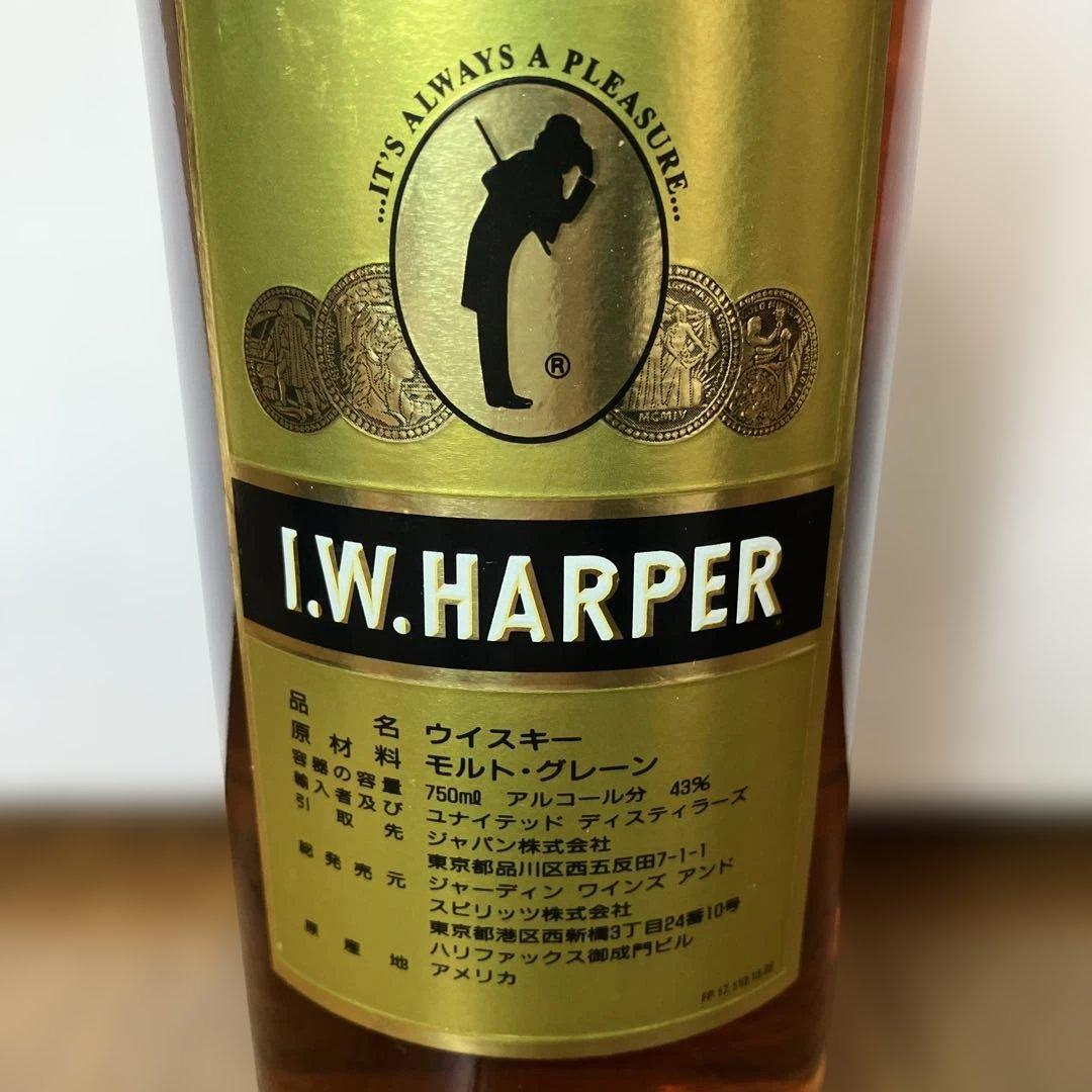 【希少】I.W.HARPER GOLD MEDAL I.W.ハーパー 43%