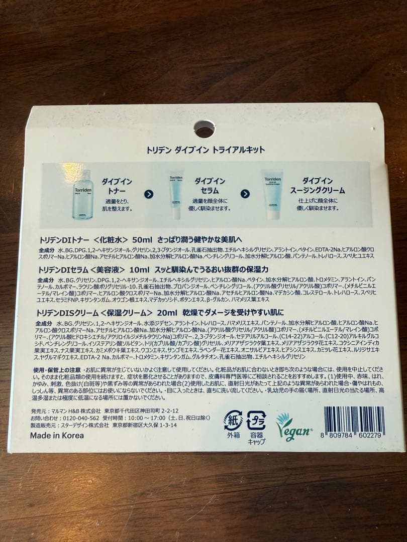 スキンケアトライアルセット