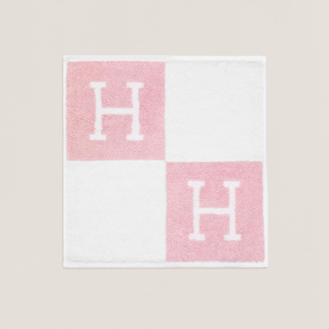 箱あり●HERMES(エルメス)カレタオル《アヴァロン》ピンク フランス製 綿
