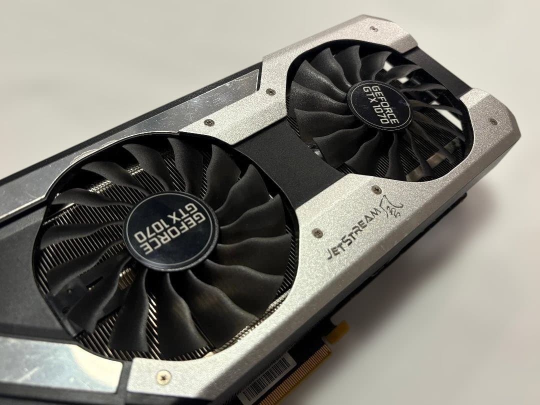 GTX1070 8GB Palit JetStream 起動確認 現状品