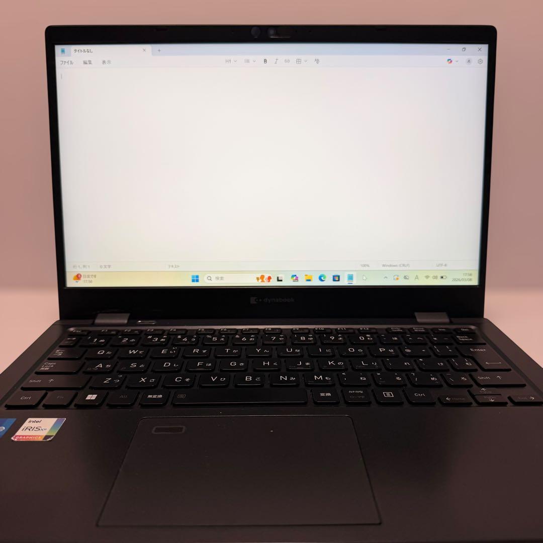 美品 dynabook G83/KW 2023年製 バッテリー最大容量90%