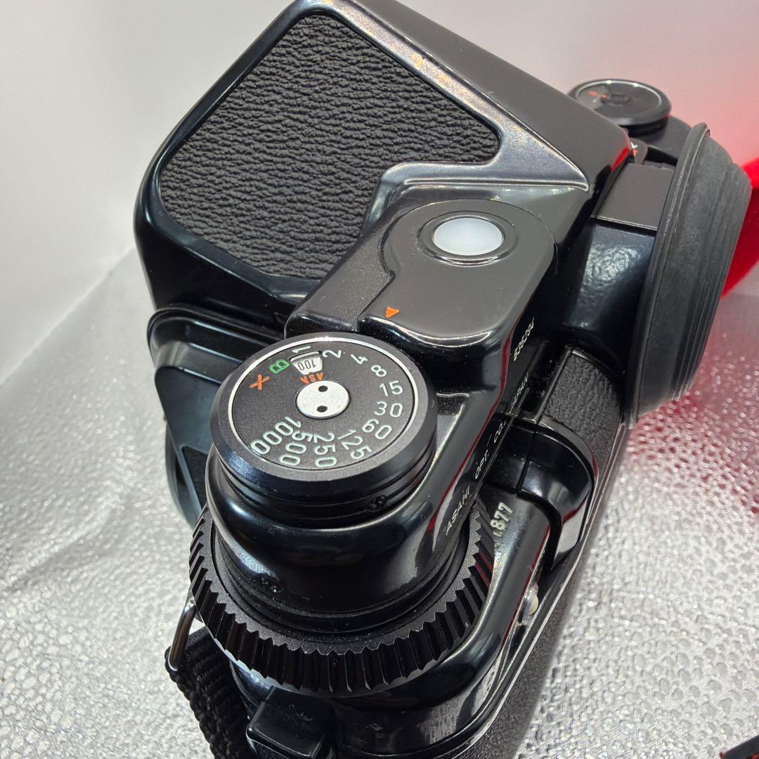 と*ー様 Pentax 6X7 ブラック ボディ　ウッドハンドル付き