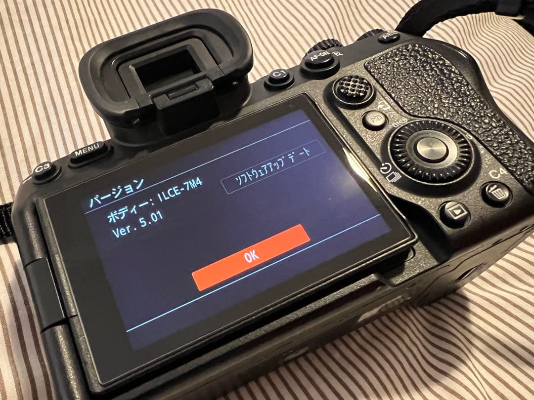 SALE Sony A7IV（ILCE-7M4）言語は日本語のみです。