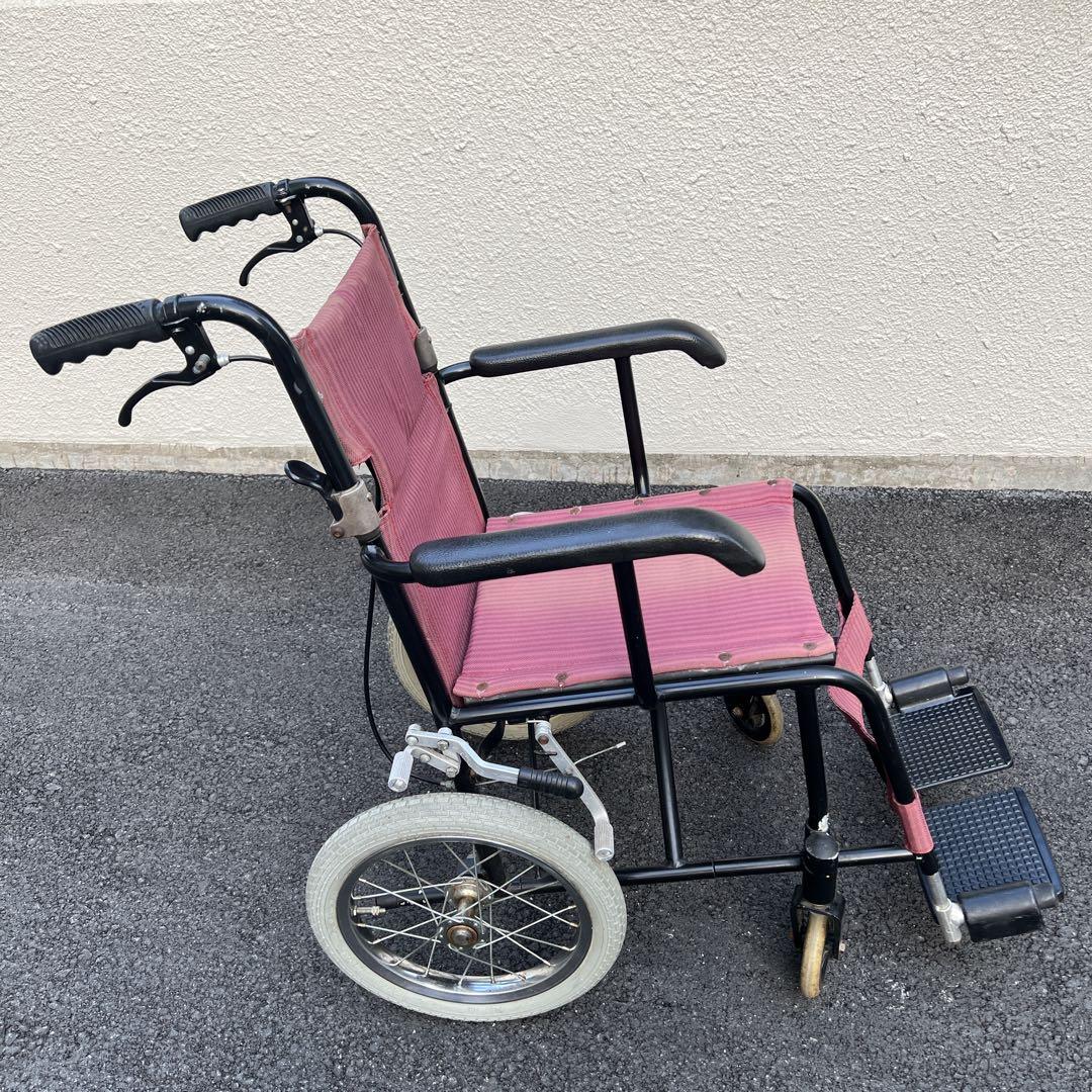 動作良好　介護用車椅子　ニシケン　TH-2SB　介護　軽量コンパクト　アルミ製