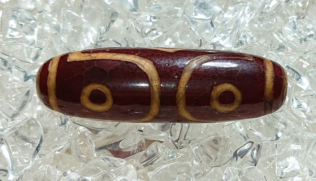 紅玉髄 三眼天珠