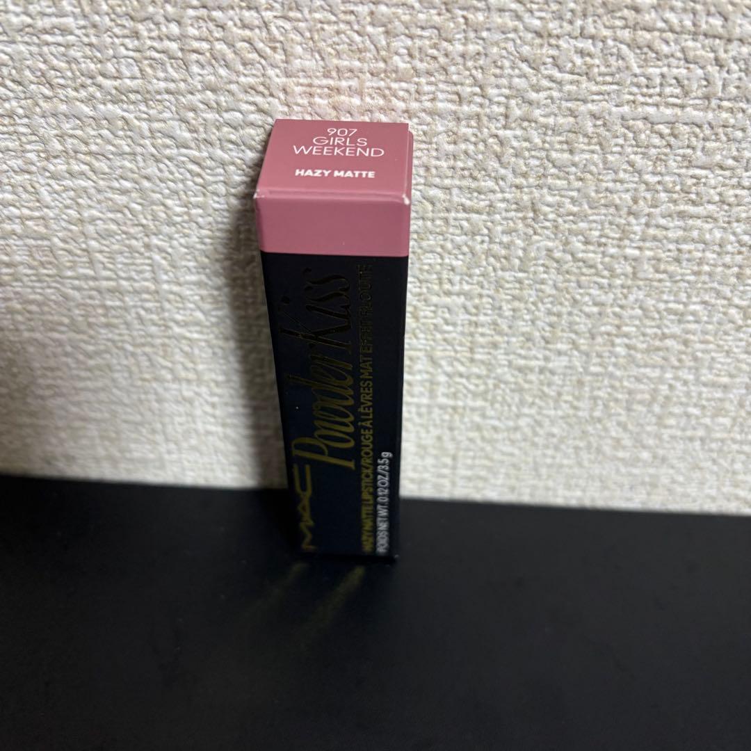 ❗️限定値下げ中❗️MACパウダー キスヘイジー マットリップスティック907