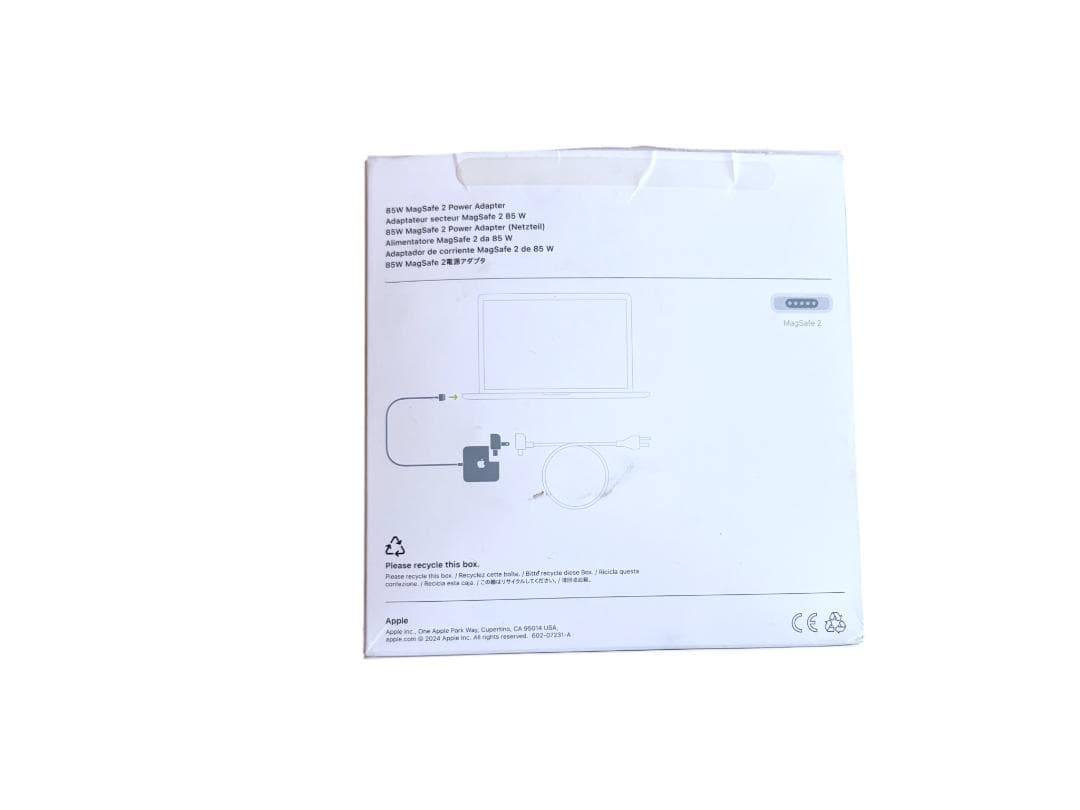 Apple純正 MagSafe 2 85W MacBook Pro A1424