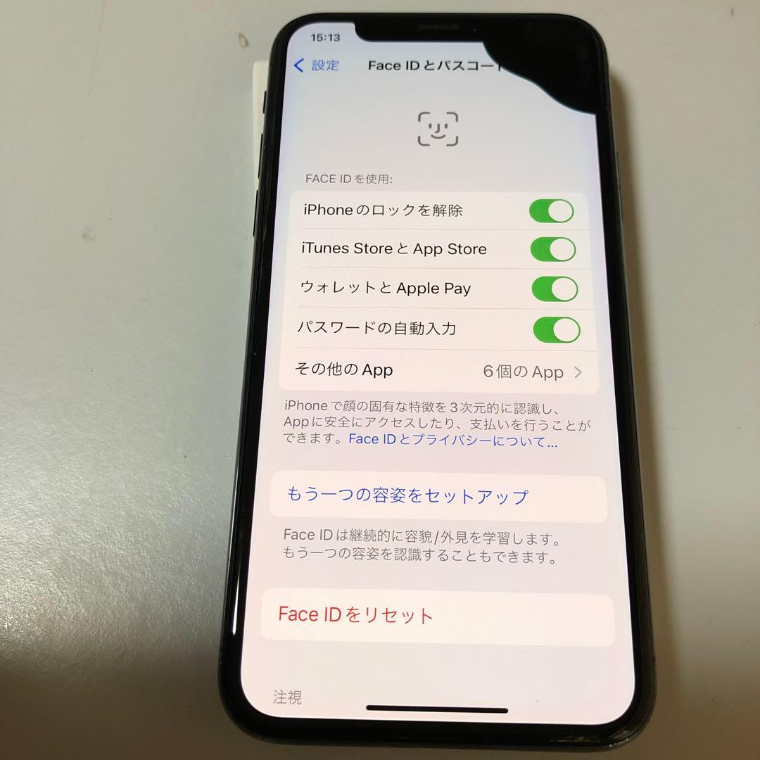 iPhone X 64GB SIM解除フリー　Space Gray ジャンク