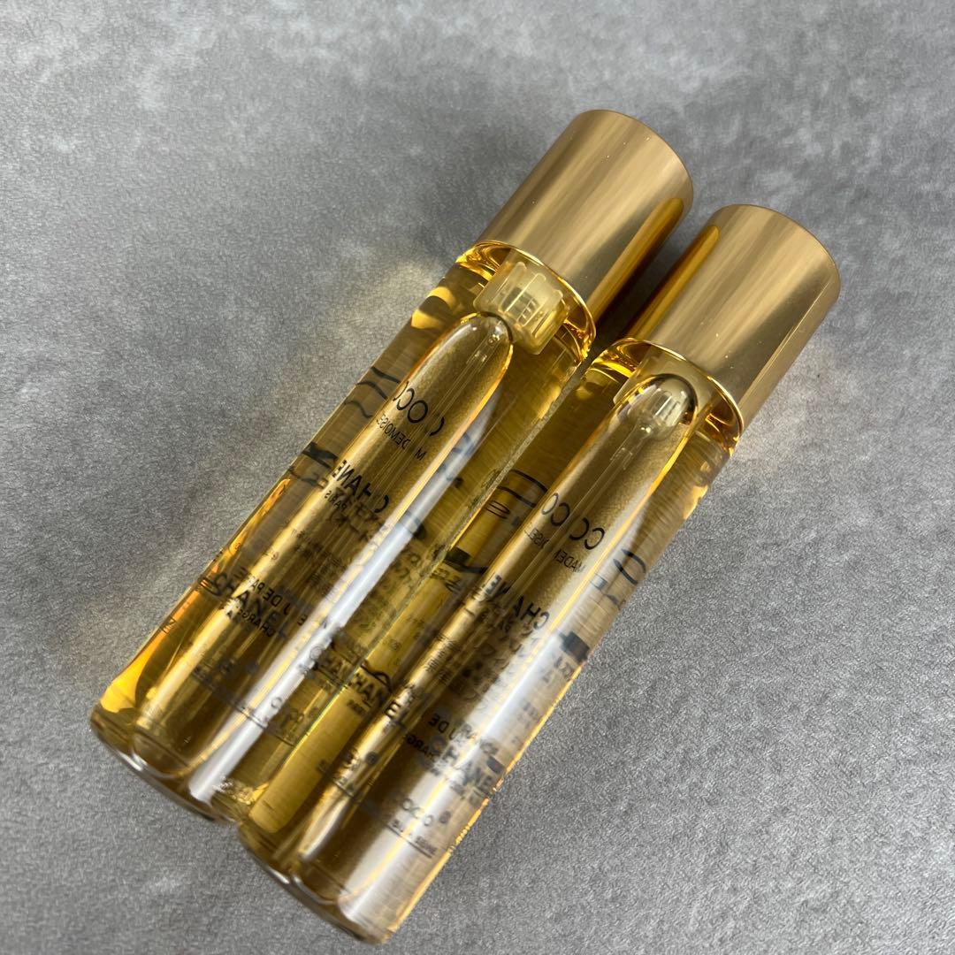 未使用　シャネル　ココマドモアゼル　オードパルファム　20ml　詰替えボトル2本