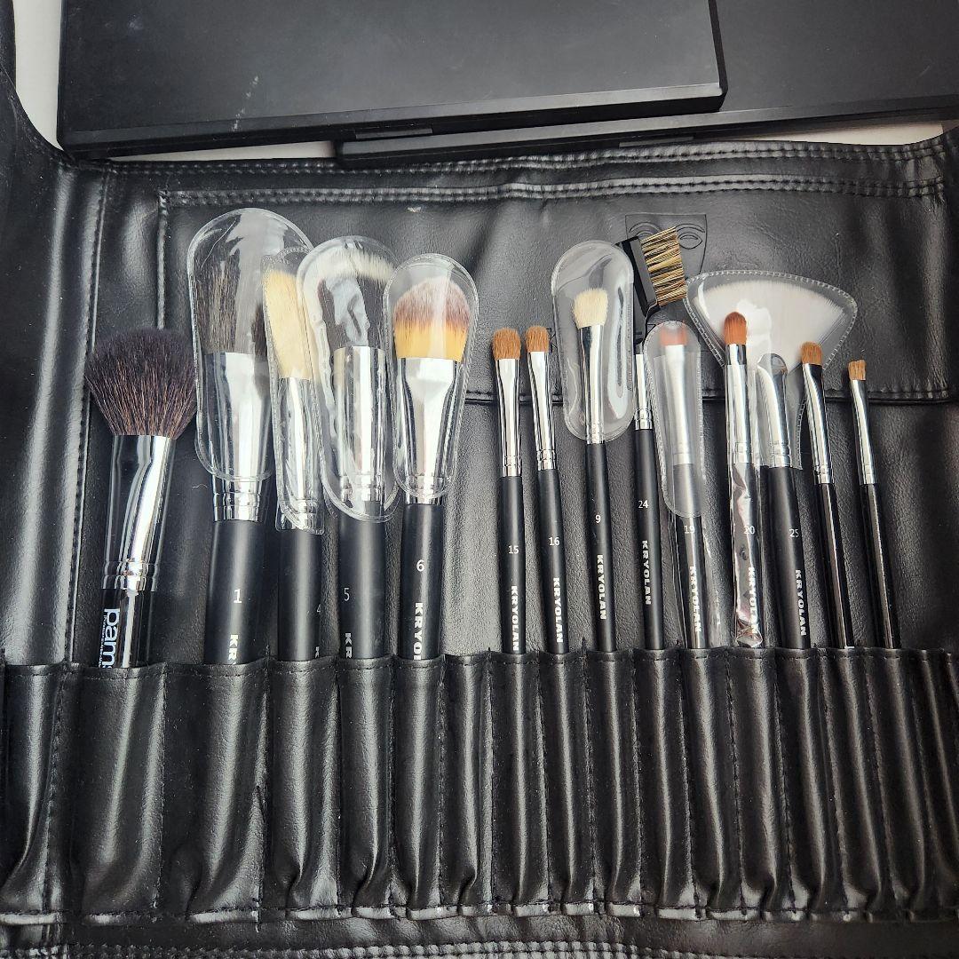 KRYOLAN クリオラン プロ仕様コスメ メイクパレット ブラシ ボックス付き