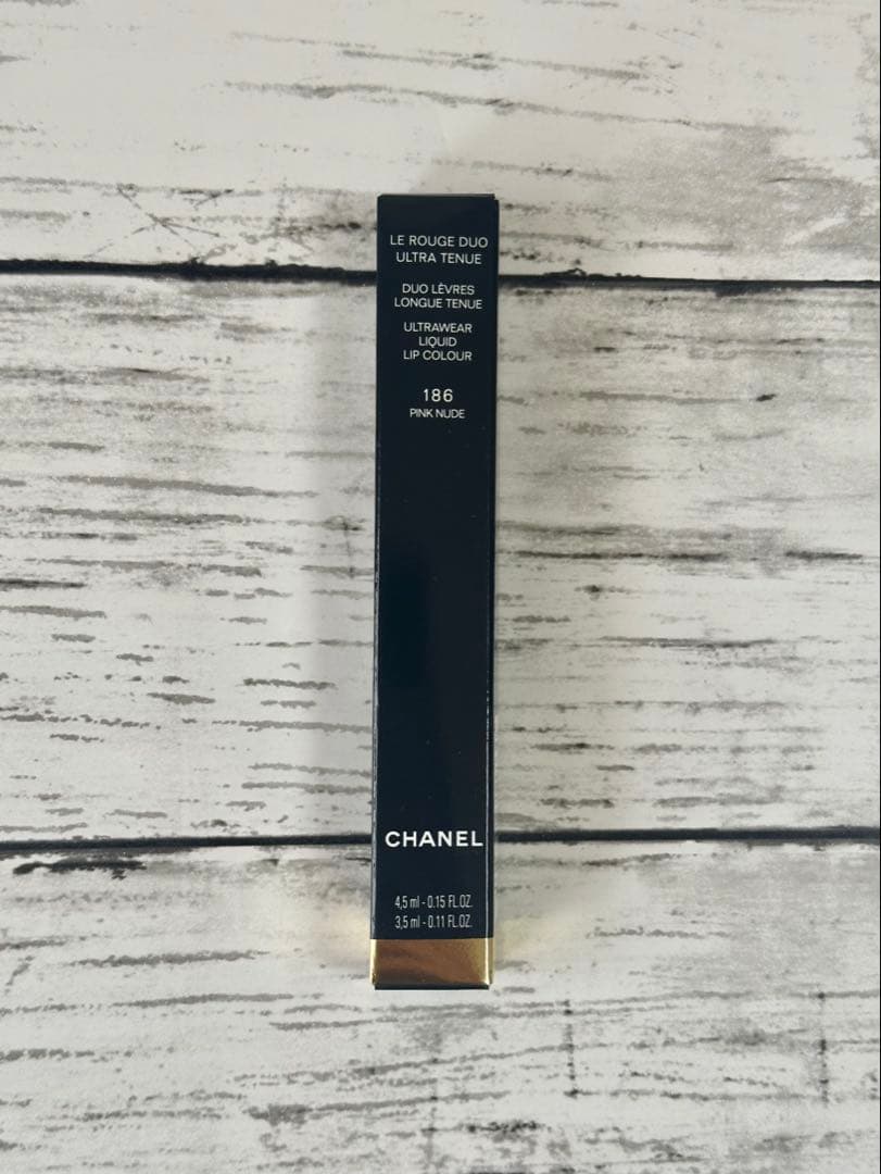 CHANEL ルルージュデュオウルトラトゥニュ 186 ピンクヌード シャネル
