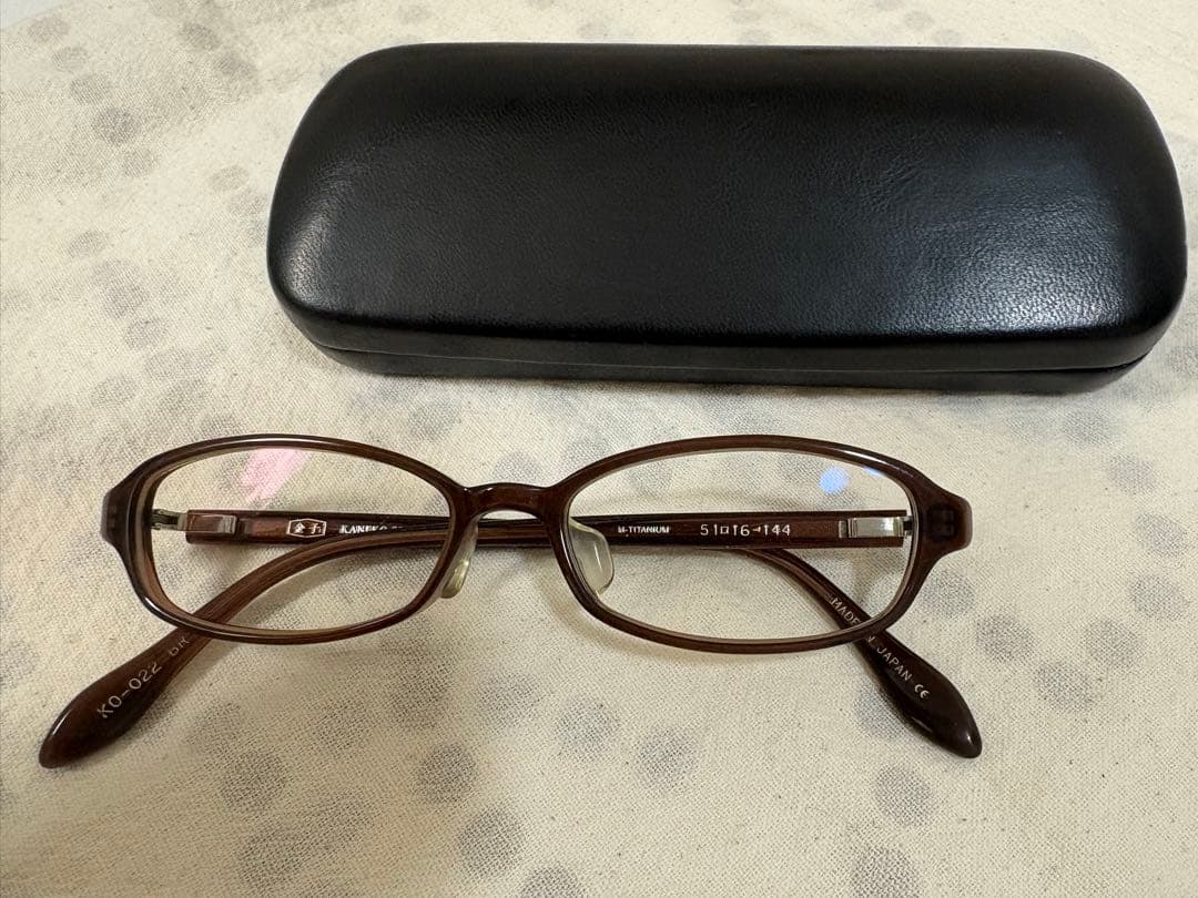 金子眼鏡店 KANEKO OPTICAL 5T6-144 ブラウン