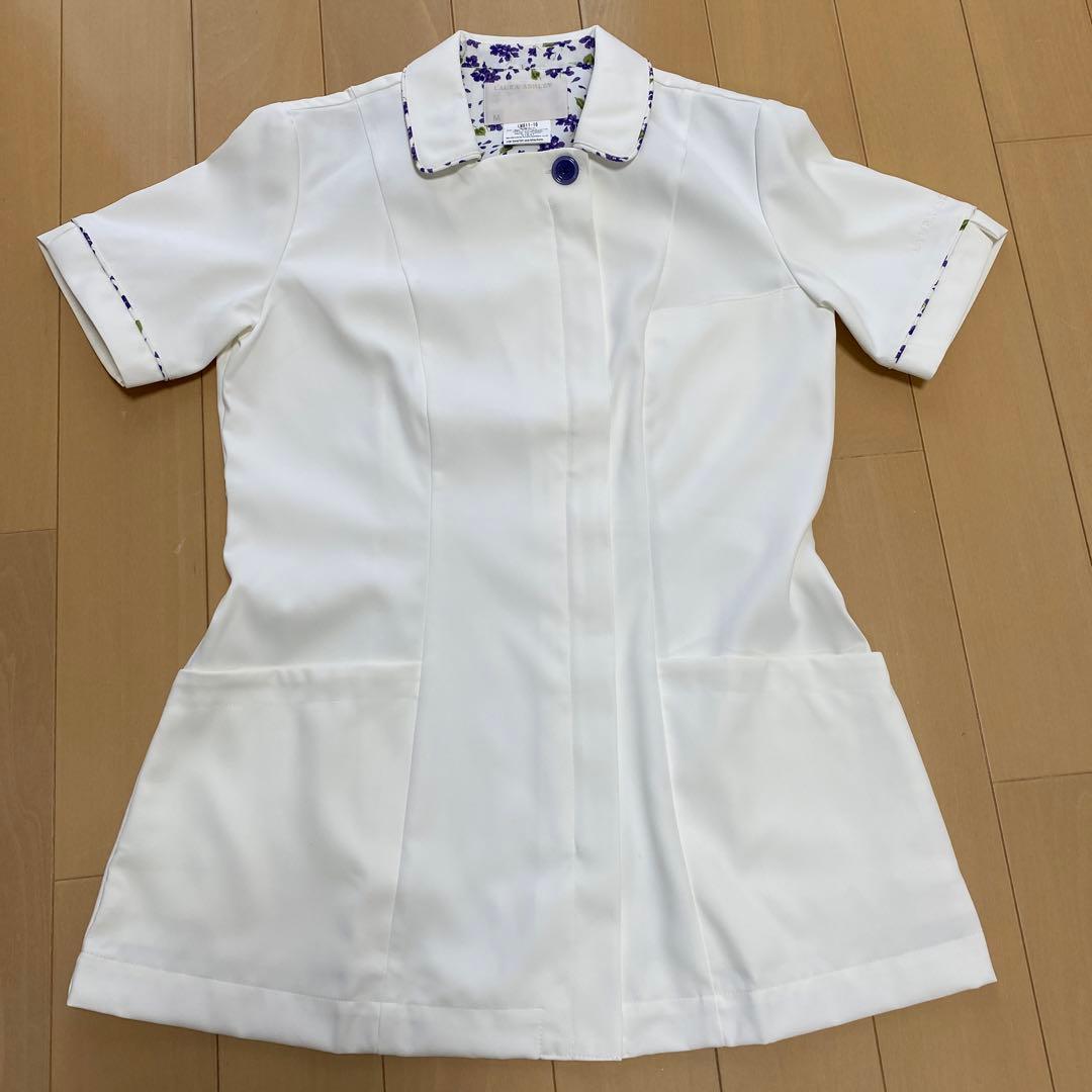 LAURA ASHLEY M 白衣モンブラン LW811-16 ナースジャケット