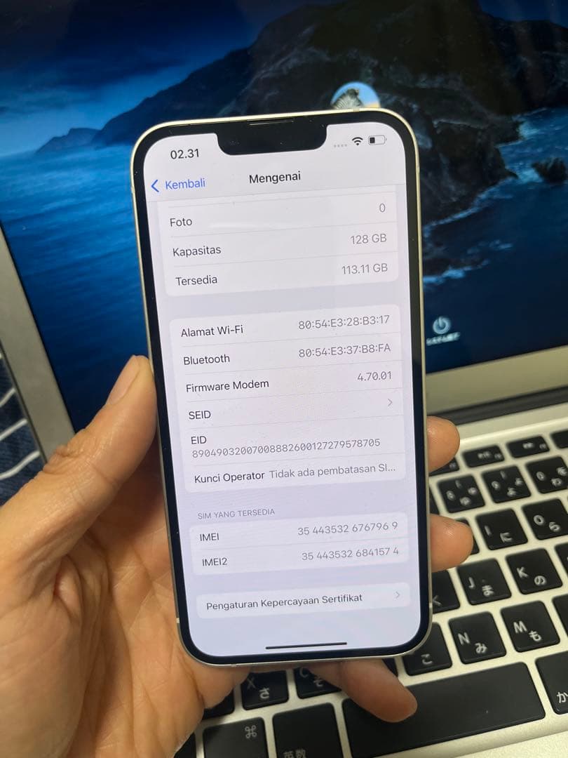 Apple iPhone 13 ホワイト 本体　128