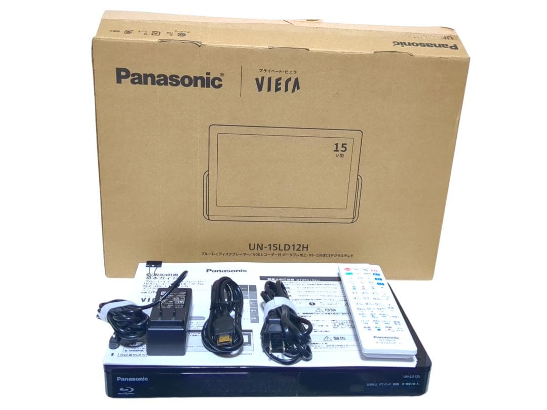 ★美品★動作良好★パナソニック 15V型 ブラック UN-15LD12H