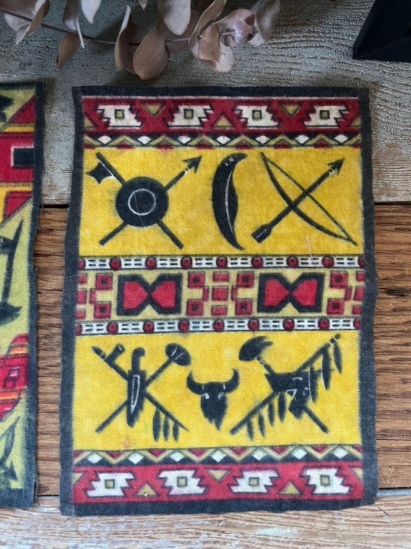 Antique シガーフェルト 卍 スワスティカ ネイティブアメリカン ナバホ