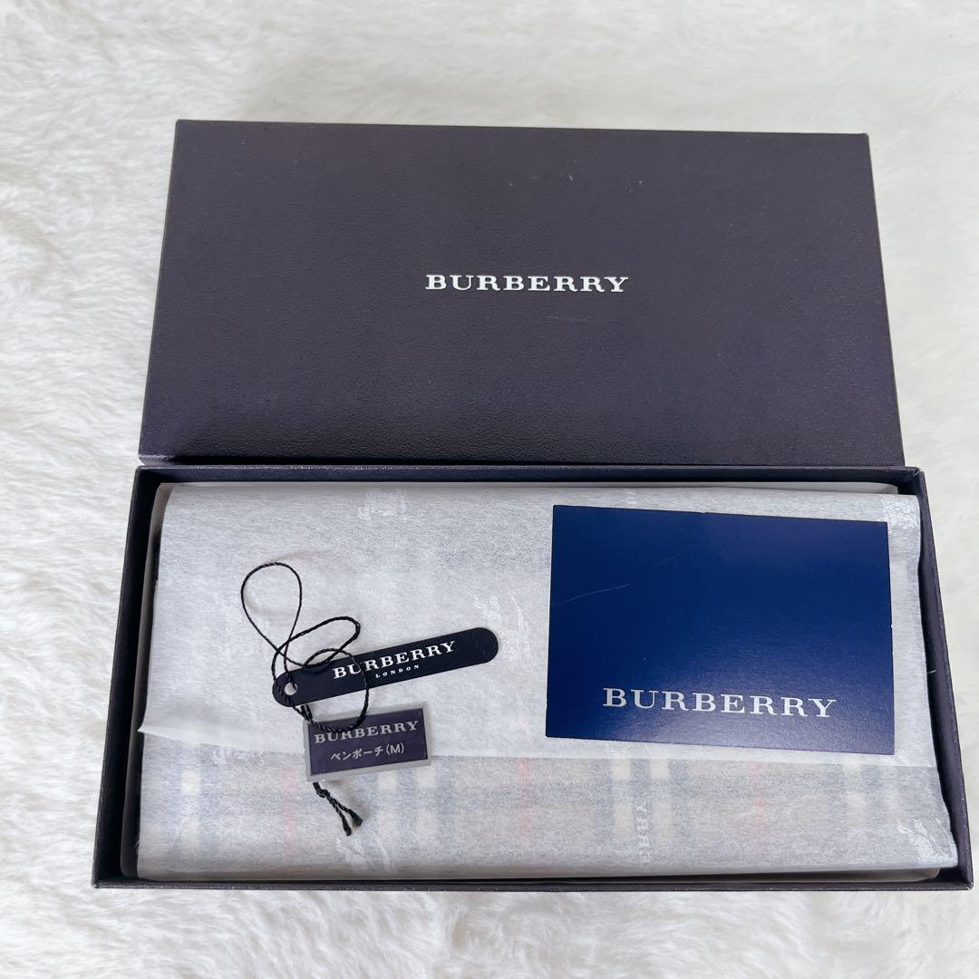 【新品✨】BURBERRY ペンケース ノバチェック 箱・タグ付き