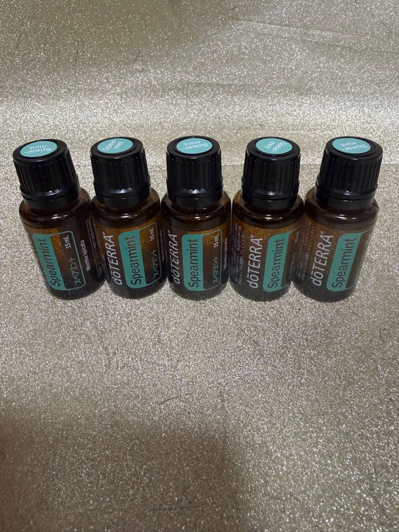 新品未開封doTERRA Spearmint エッセンシャルオイル 5本セット