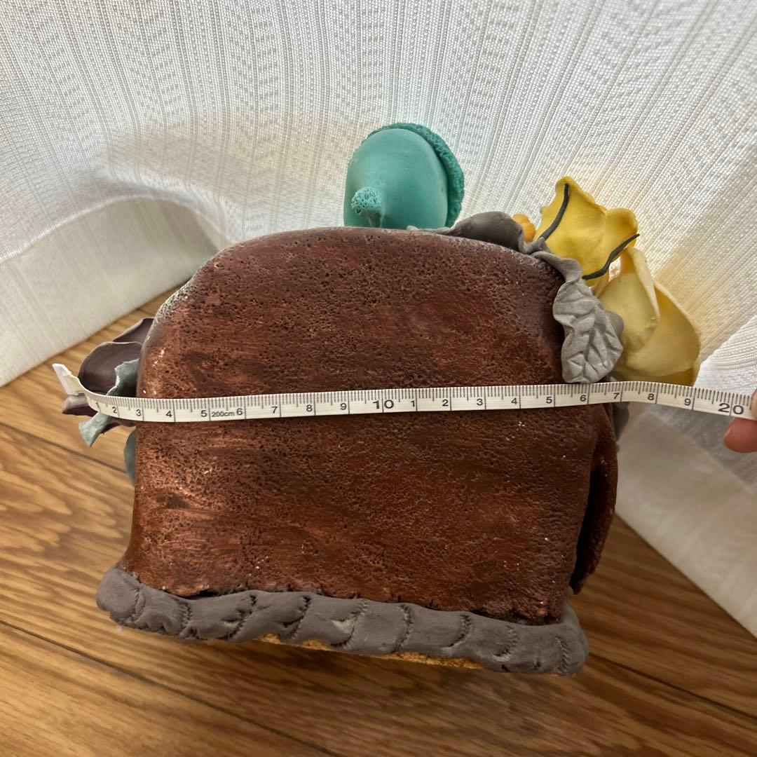 紙粘土創作人形　置き物　ハンドメイド　アンティーク　骨董品