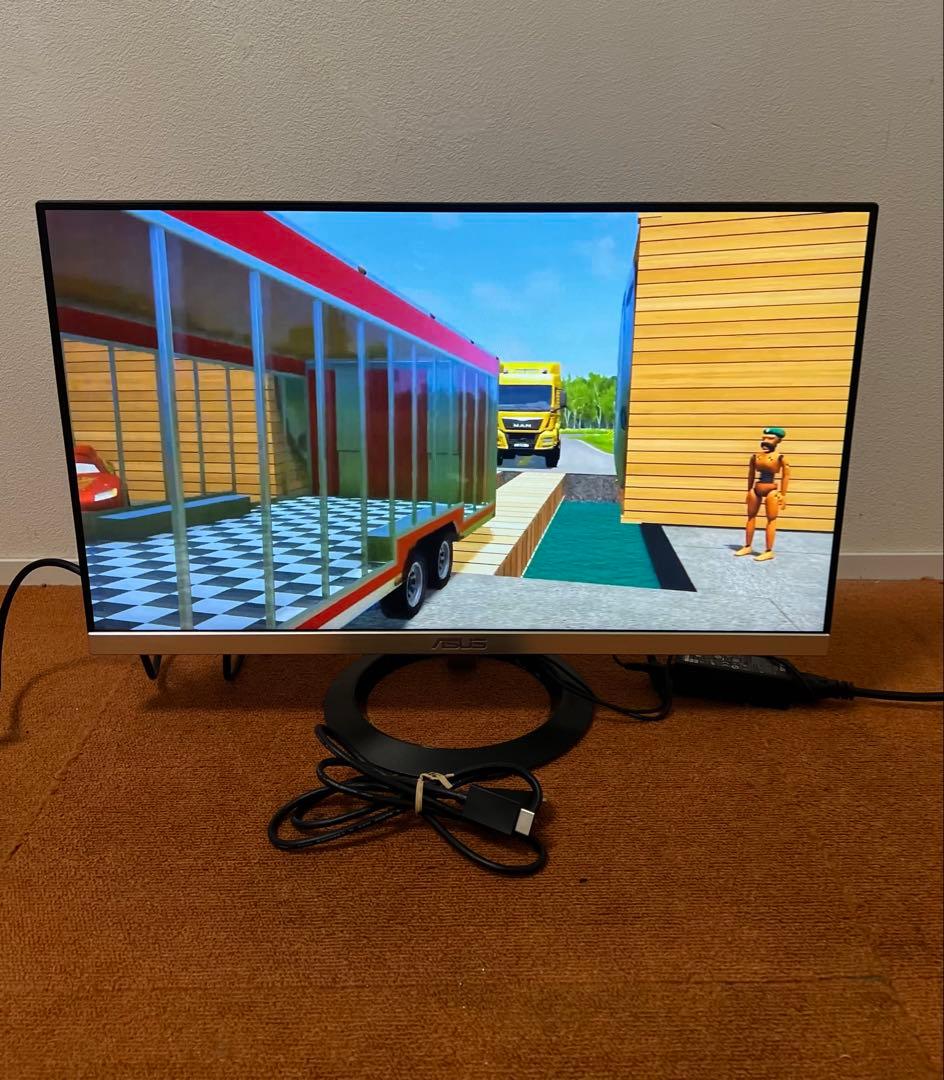 ASUS 23.8インチ フルHDモニター VZ249H　スピーカー内蔵