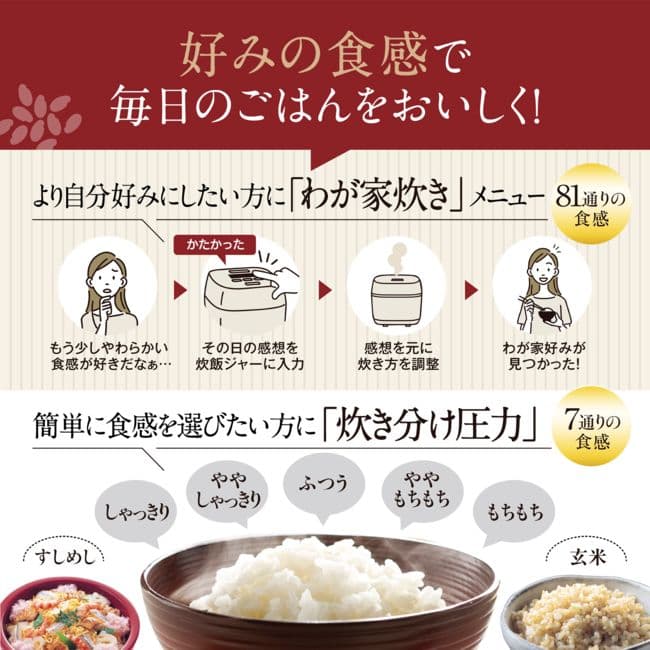 象印 極め炊き NW-WB10-BZ 5.5合 圧力IH 黒