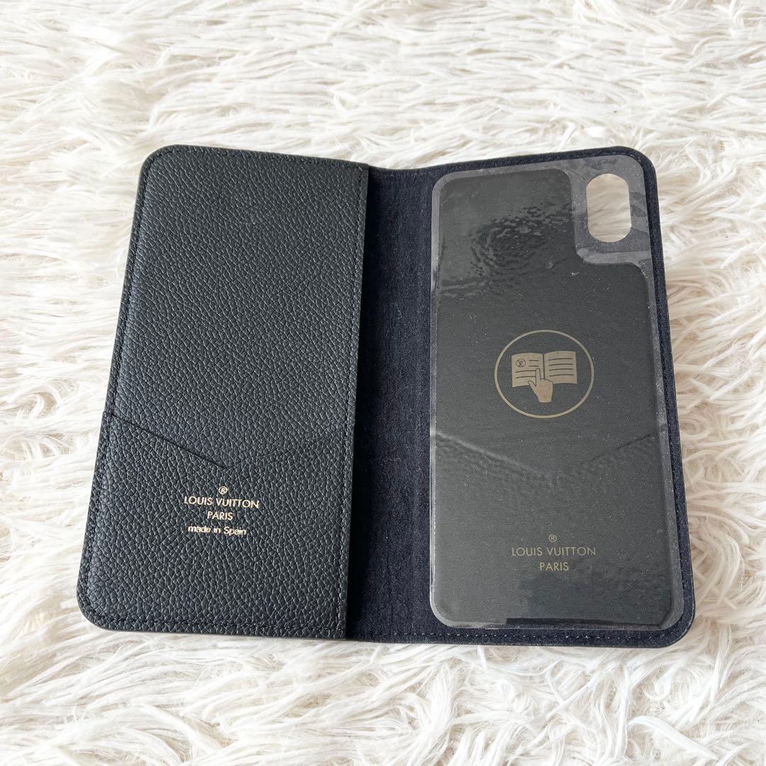 ルイヴィトン　スマホケース　手帳型　モノグラム　アンプラント　iPhone XR