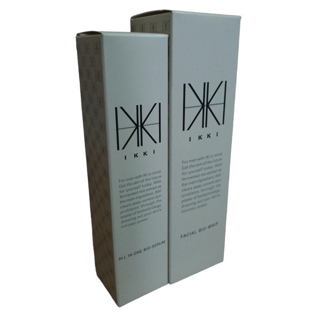 IKKI イッキ　フェイシャルホイップ150ml+オールインワンセラム100ml