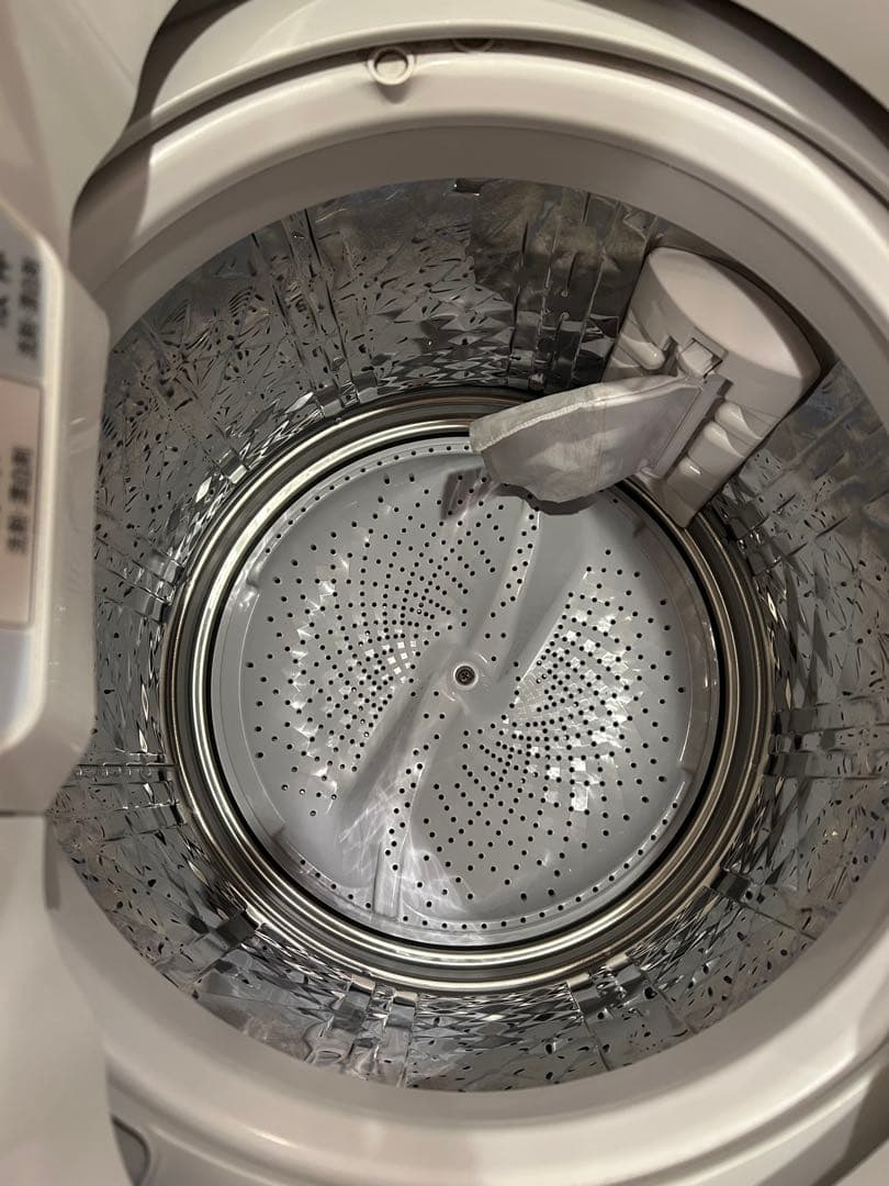 梱包頼める便にて発送！SHARP ES-GV9F-N 穴無し槽！節水10分洗濯