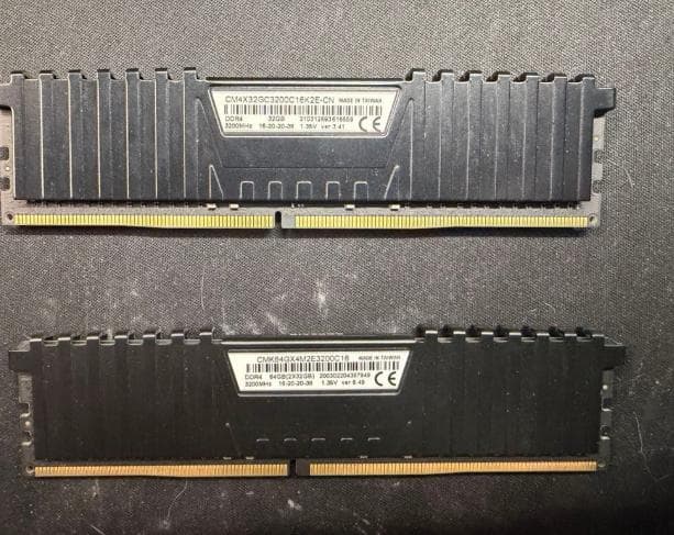 64GB Vengeance DDR4 DIMMメモリー「動作確認済」