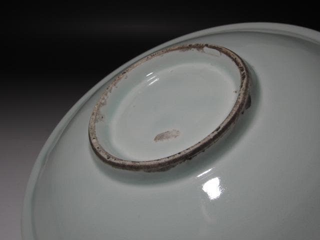 【セール】★　古伊万里　染付龍図皿　味わい深い一品です★x306