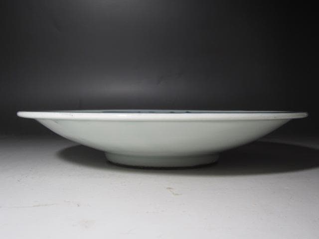 【セール】★　古伊万里　染付龍図皿　味わい深い一品です★x306