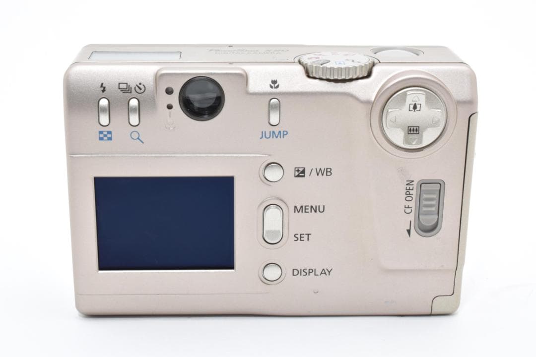 【使用感の少ない良品】 CANON POWERSHOT S20 コンデジ カメラ
