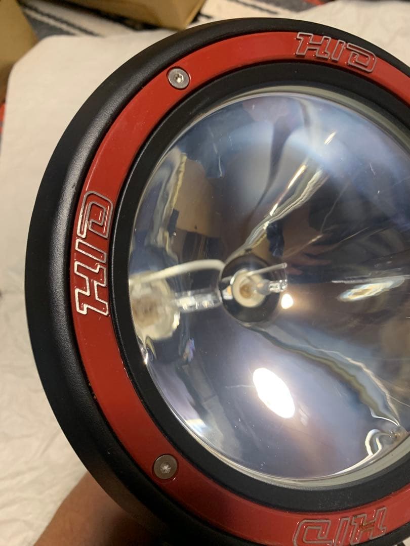 今峰製HIDライト 7インチ6000Kクワガタ採集ライト実測87W