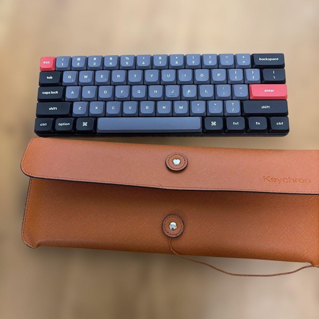 Keychron K9 Pro キーボード 赤軸 本体とケースとスイッチセット