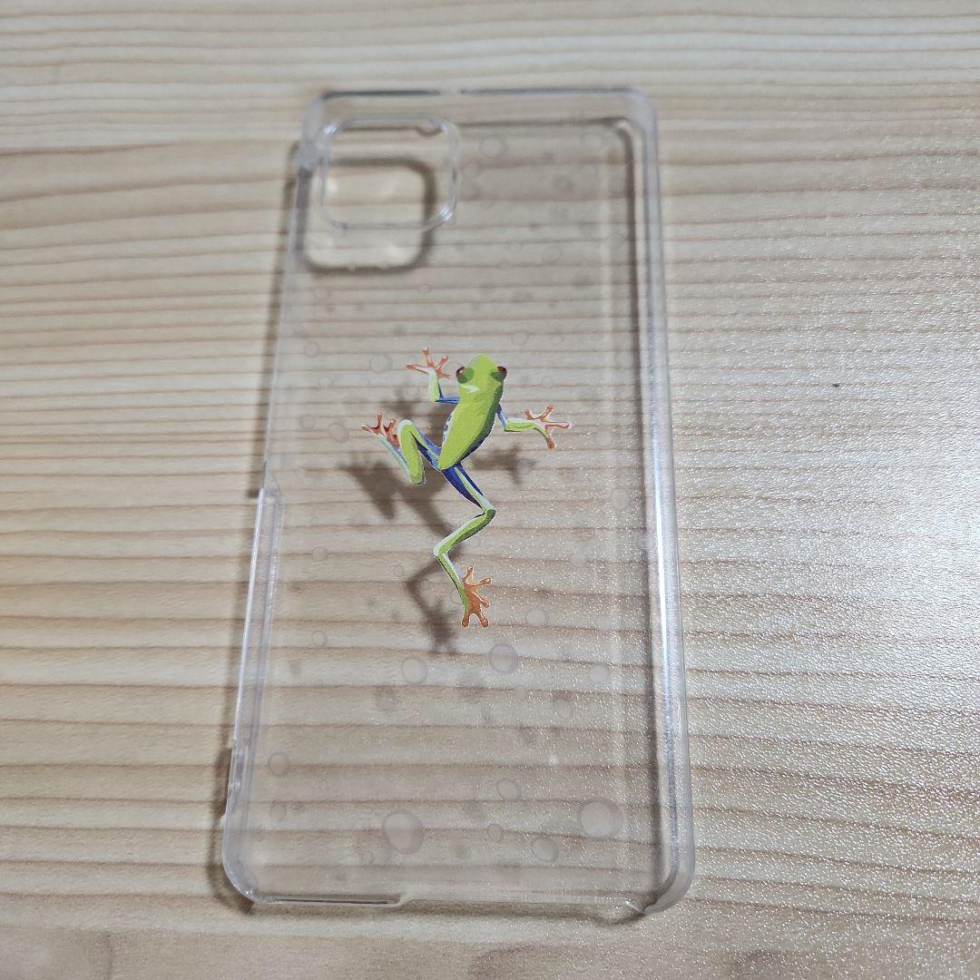 AQUOS　sense6 docomo　ショルダーケース&カエル柄ケース付中古品