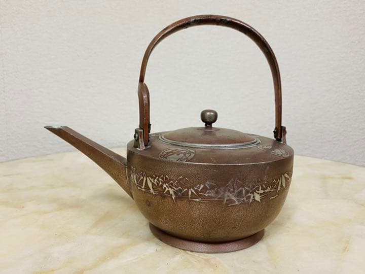 燗鍋（銚子）　金属製　古錫