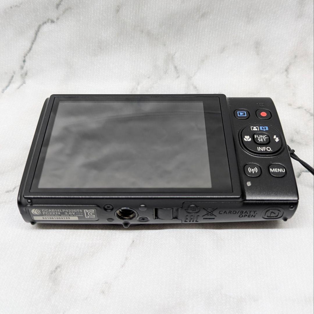 美品 Canon IXY 650 キャノン ブラック デジカメ 動作確認済 BK