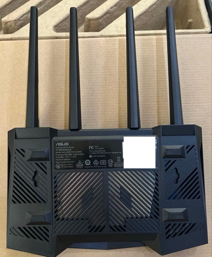 ASUS TUF GAMING AX3000 WiFi6 ルーター