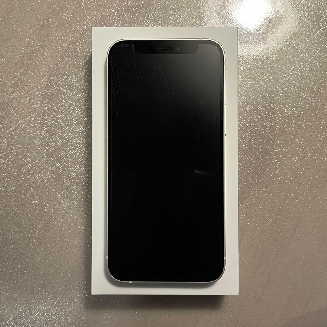 【美品】iPhone 12 mini ホワイト 64GB SIMフリー