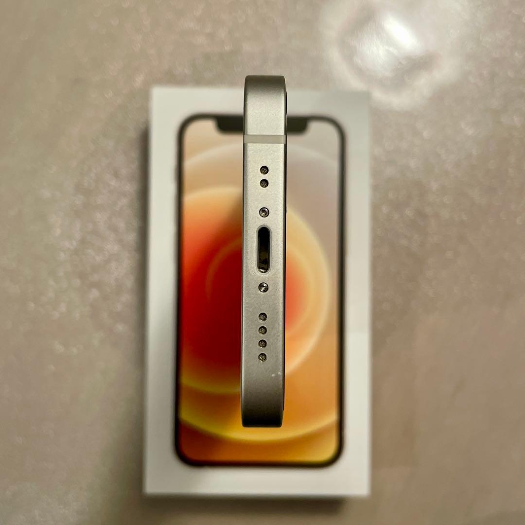 【美品】iPhone 12 mini ホワイト 64GB SIMフリー