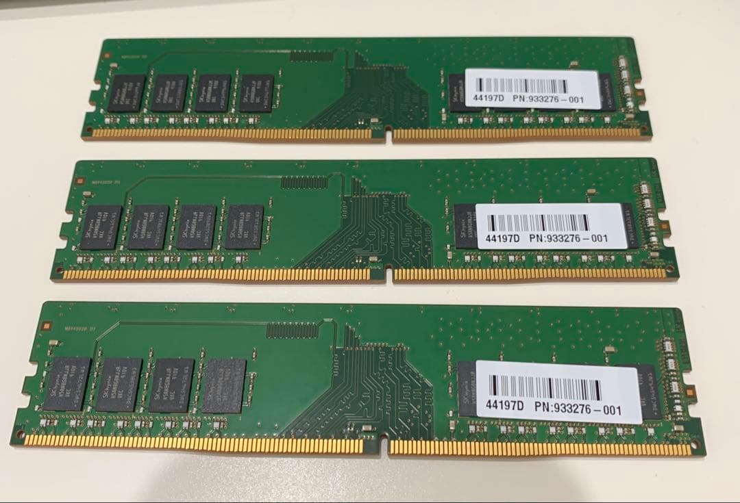 SK hynix 8GB DDR4 メモリー PC4-2666V 1Rx8