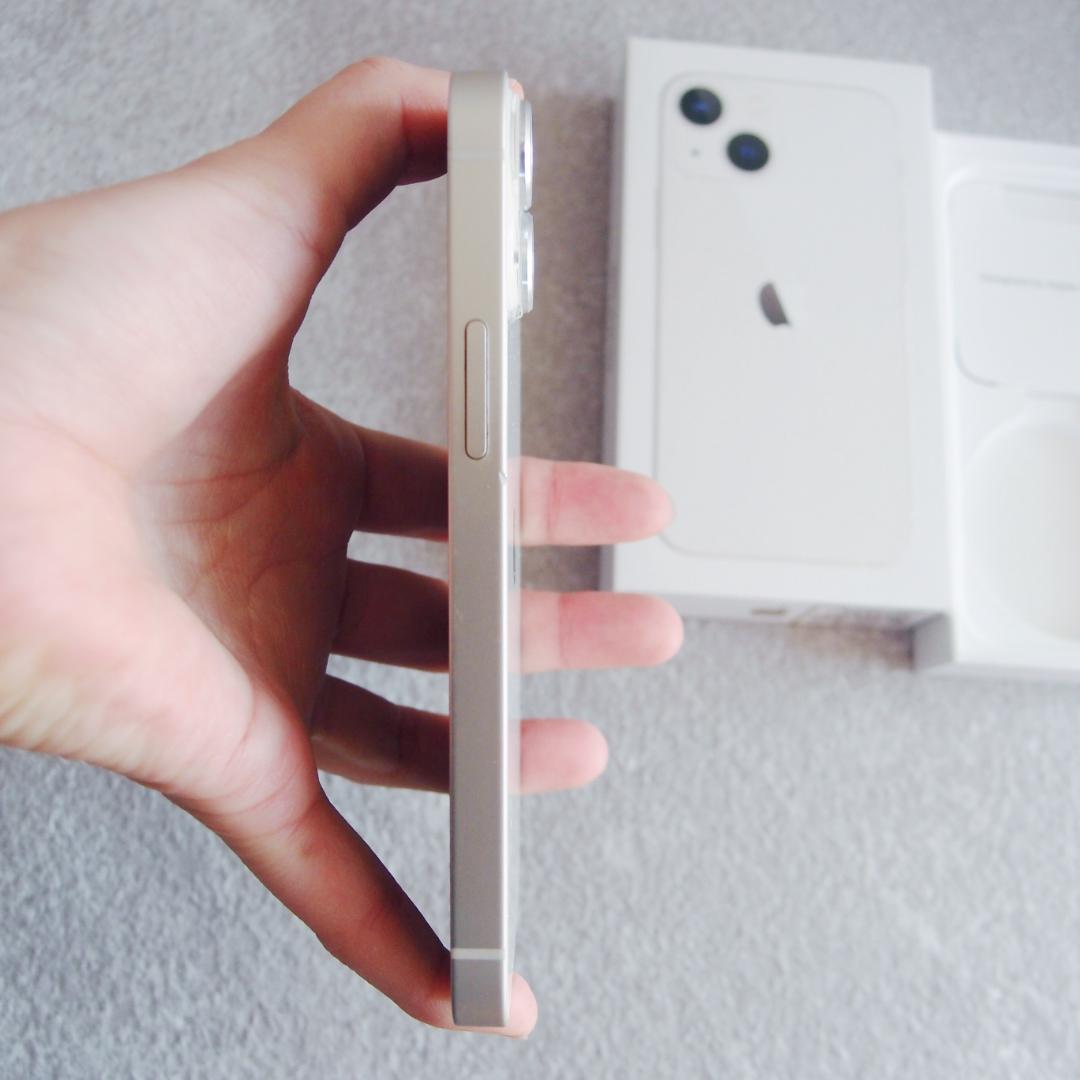 A*˚様 iPhone 13mini 128GB 本体 スターライト バッテリー