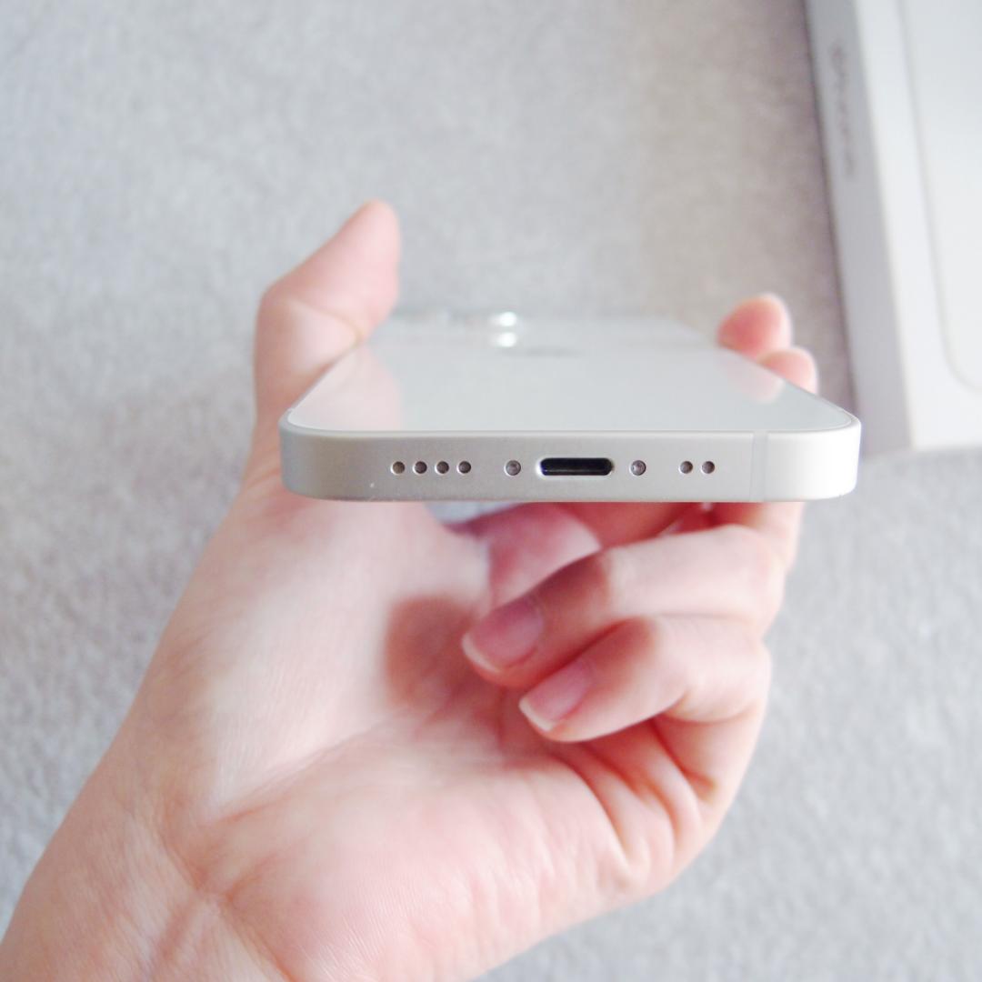 A*˚様 iPhone 13mini 128GB 本体 スターライト バッテリー