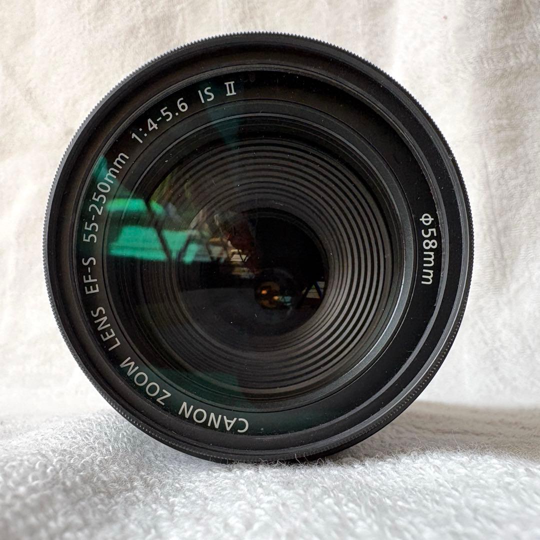 おまけ付きCanon EF-S 55-250mm IS Ⅱ 望遠レンズ