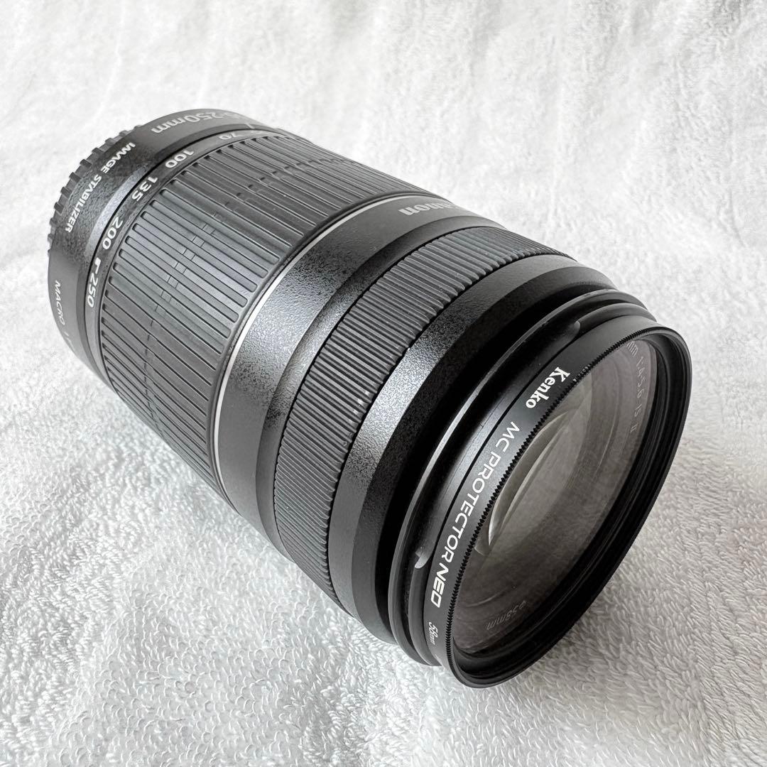 おまけ付きCanon EF-S 55-250mm IS Ⅱ 望遠レンズ