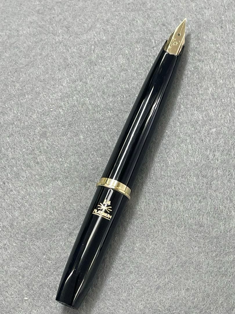 【未使用】プラチナ万年筆 14K ポケット万年筆　細字 Pロゴ 昭和レトロ