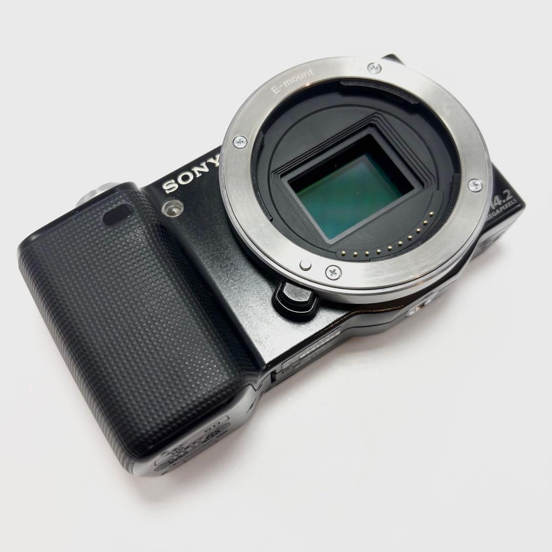 【週末限定値下げ】 SONY α NEX-5 ブラック レンズキット ミラーレス