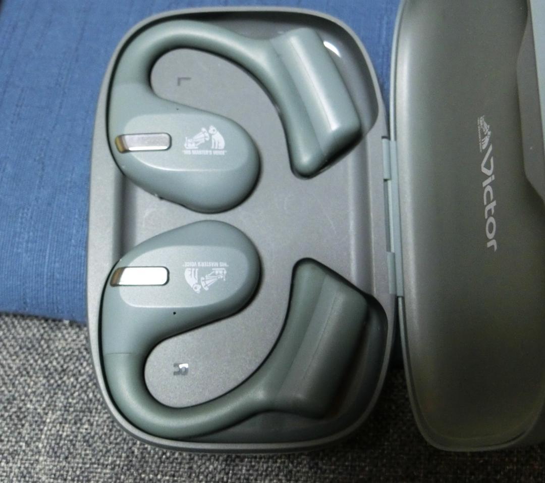 超美品　Victor HA-NP50TーG（セージグリーン） 箱汚れあり