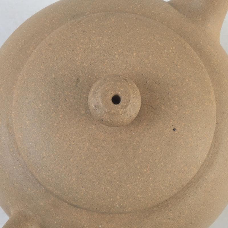 中国　中国宣興銘　紫砂　黄泥　急須　茶壷　V　9994
