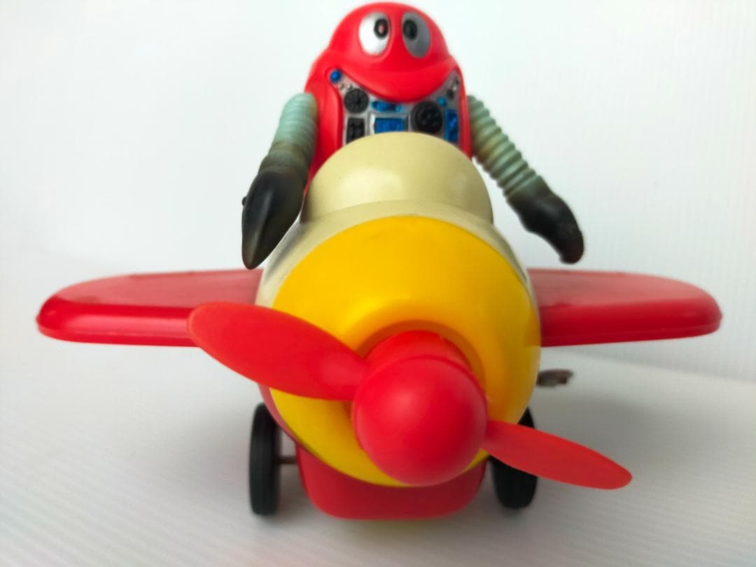 ロビン　ゼンマイ飛行機　ロボコンゴーゴープレーン　がんばれロボコン 当時物
